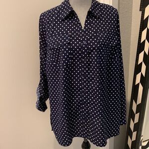 Notations Woman Polka Dot Blouse